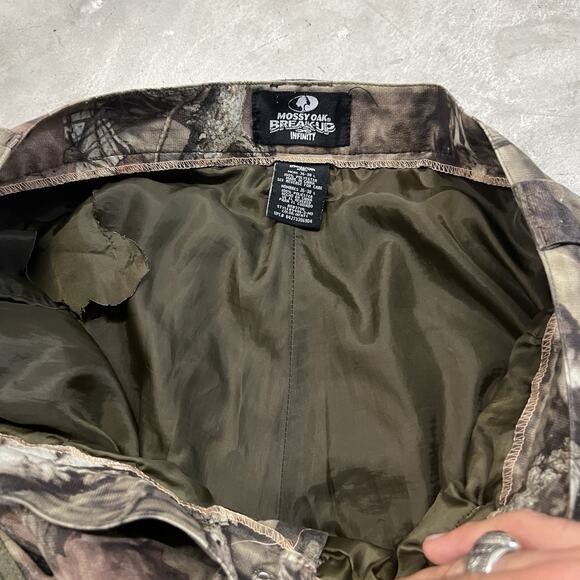 Mossy Oak Break Up Infinity Pants Mens Large 36-38 Cargo Hunting Fishing - Picture 10 of 10